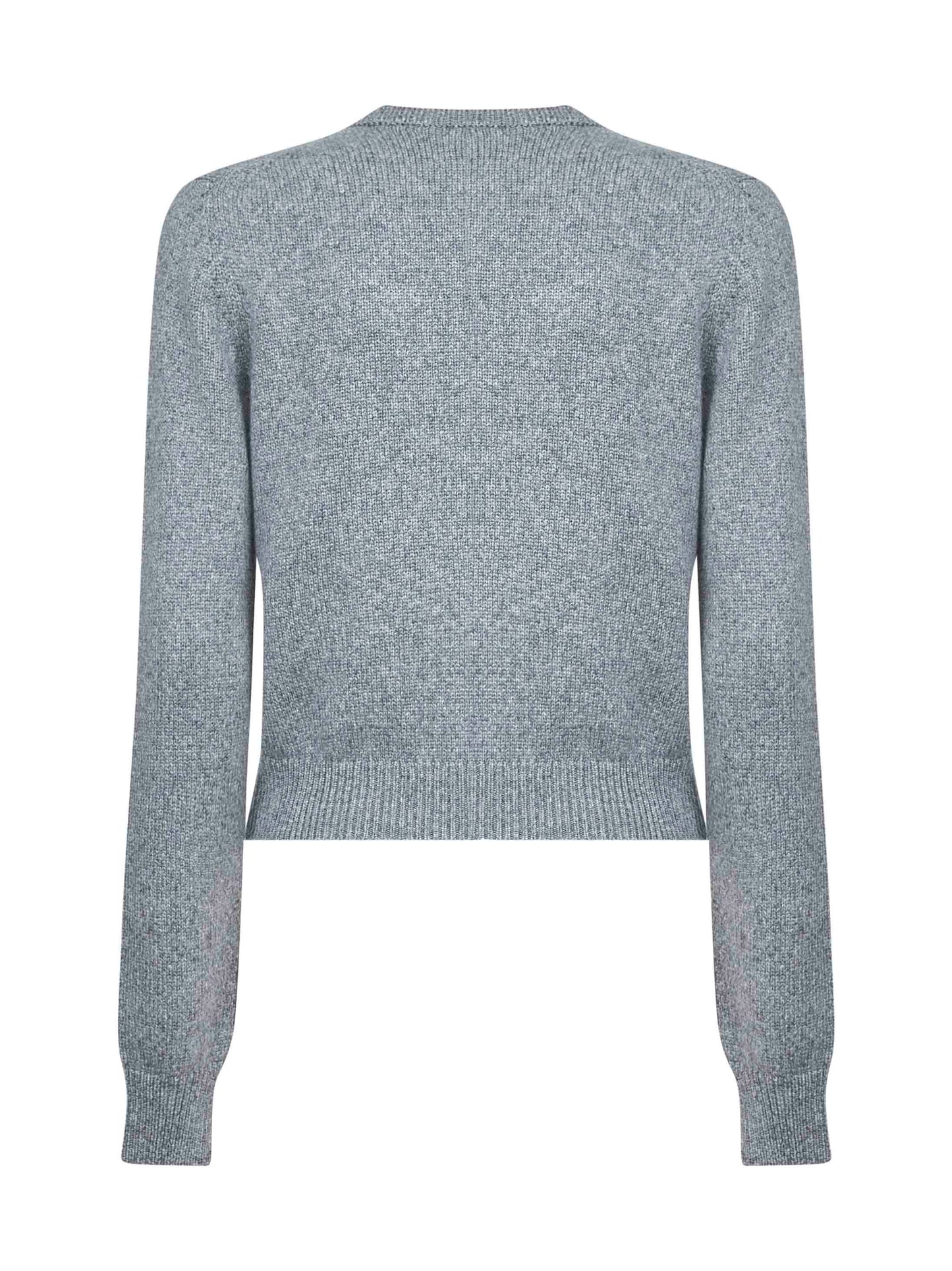Grey cashmere knit Everheart cardigan