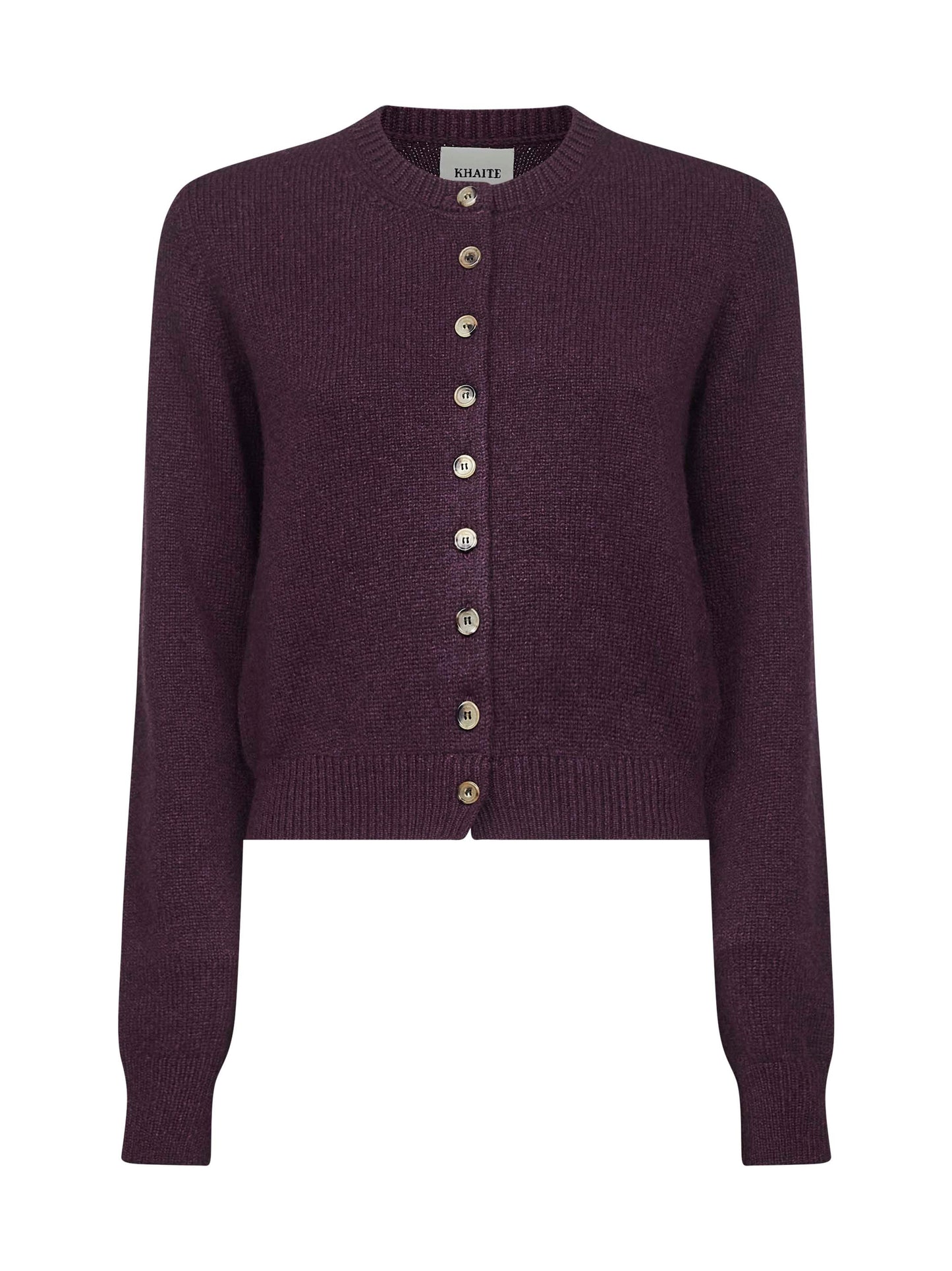 Cardigan Everheart in maglia di cashmere viola