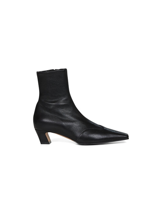 Black nappa Nevada Stretch Low ankle boots