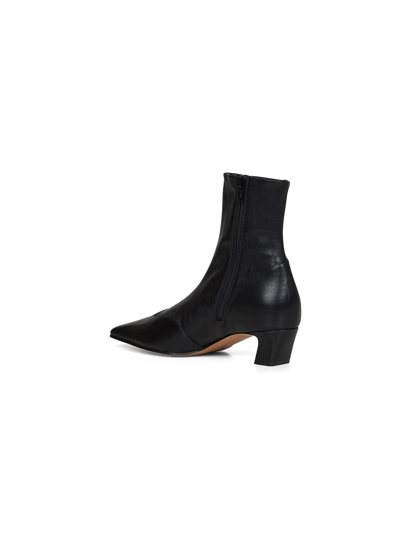 Black nappa Nevada Stretch Low ankle boots
