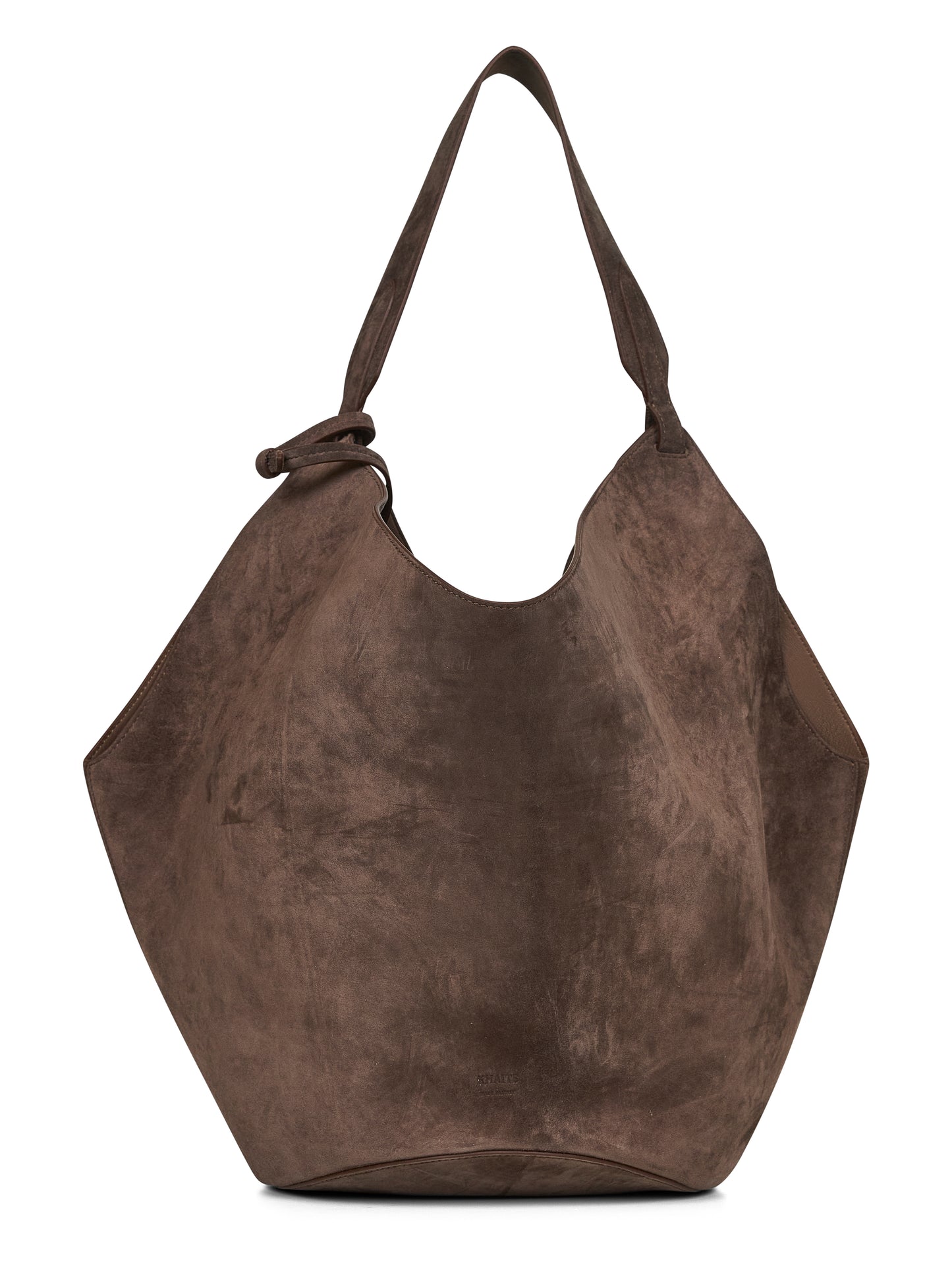 Borsa tote Medium Lotus marrone<BR/>