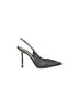 Pewter Gilda 100mm crystal slingback