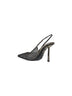 Pewter Gilda 100mm crystal slingback
