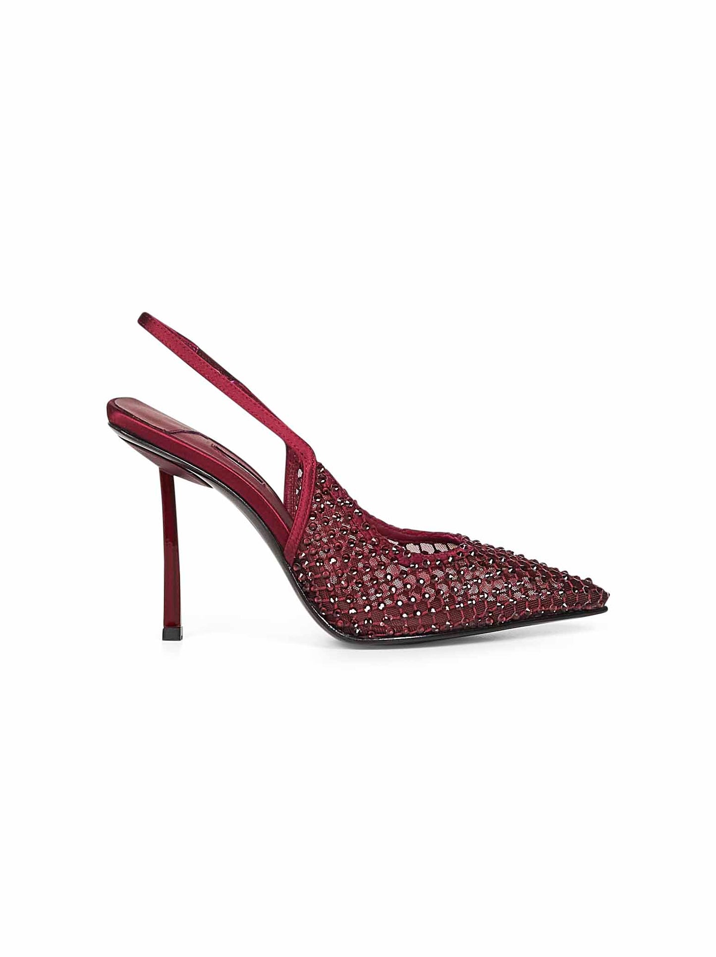 Cherry Gilda 100mm crystal slingback