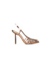 Rose gold Cage Pins 100 crystal slingback