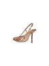 Rose gold Cage Pins 100 crystal slingback