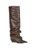 Brown leather Andy 80 mm boots