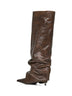 Brown leather Andy 80 mm boots
