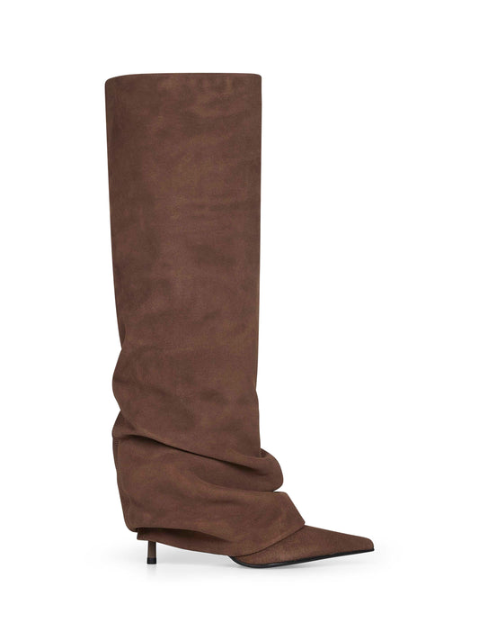 Wall grey suede Andy 80 mm boots