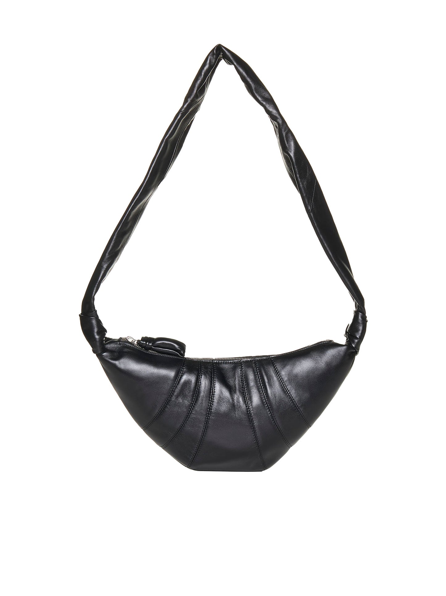 Small Croissant Bag in Coated Cotton