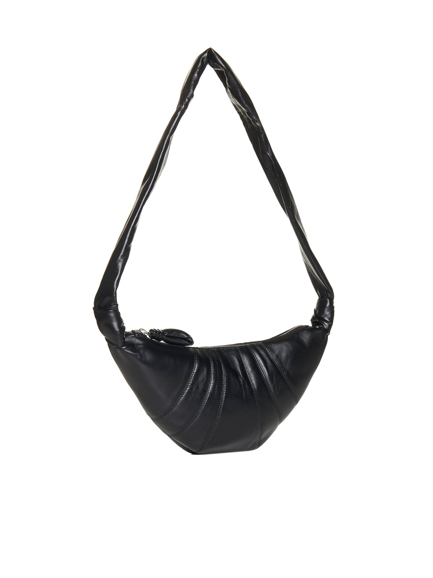 Small Croissant Bag in Coated Cotton