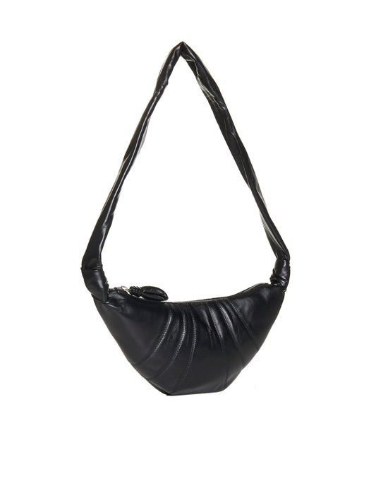 Small Croissant Bag in Coated Cotton