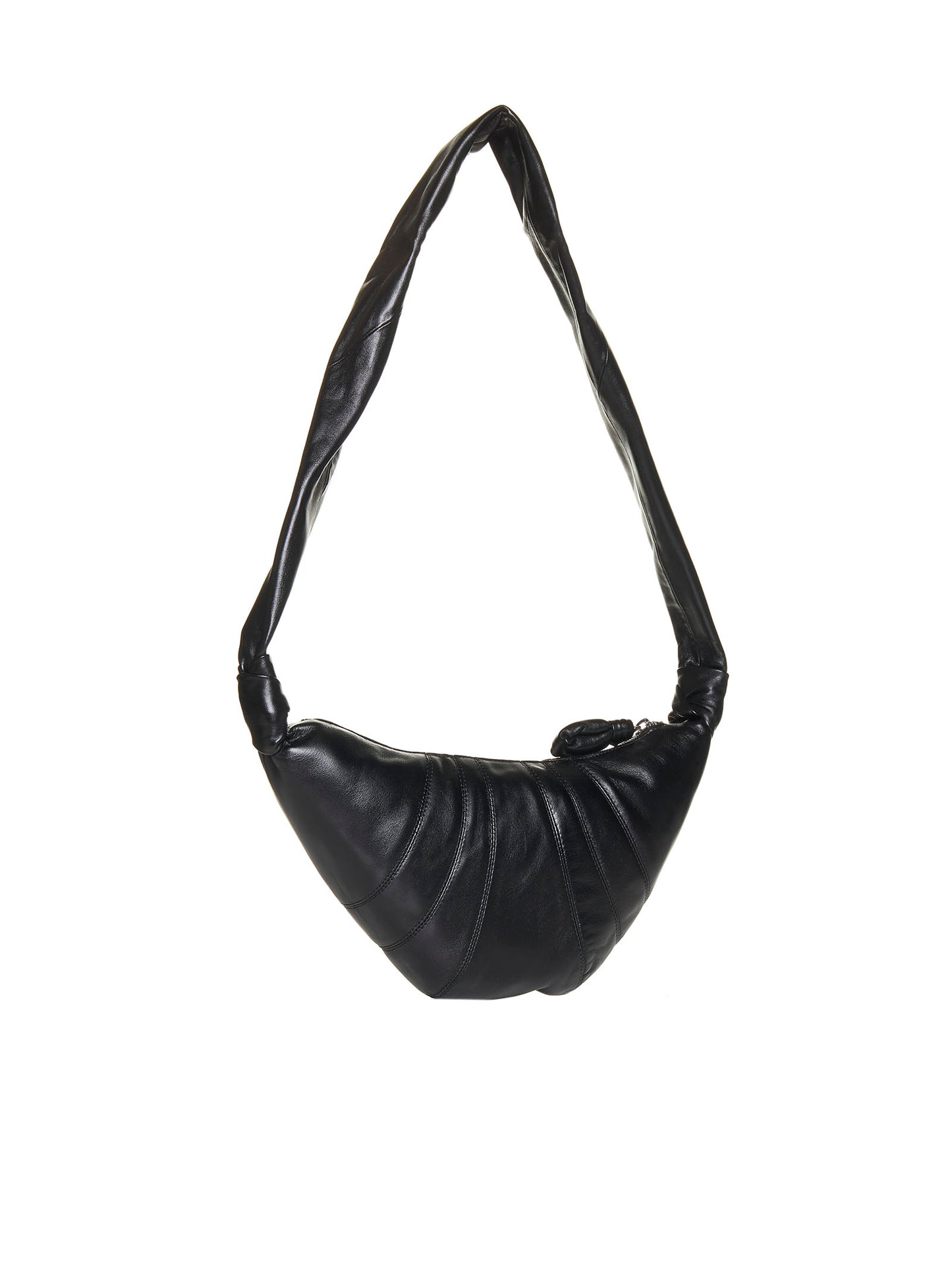 Small Croissant Bag in Coated Cotton