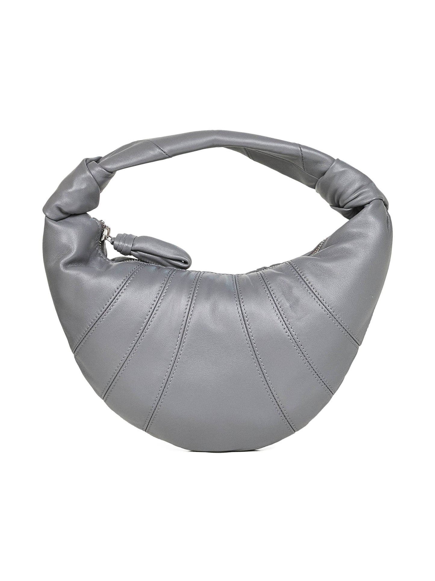 Borsa a spalla Mini Fortune Croissant grigia