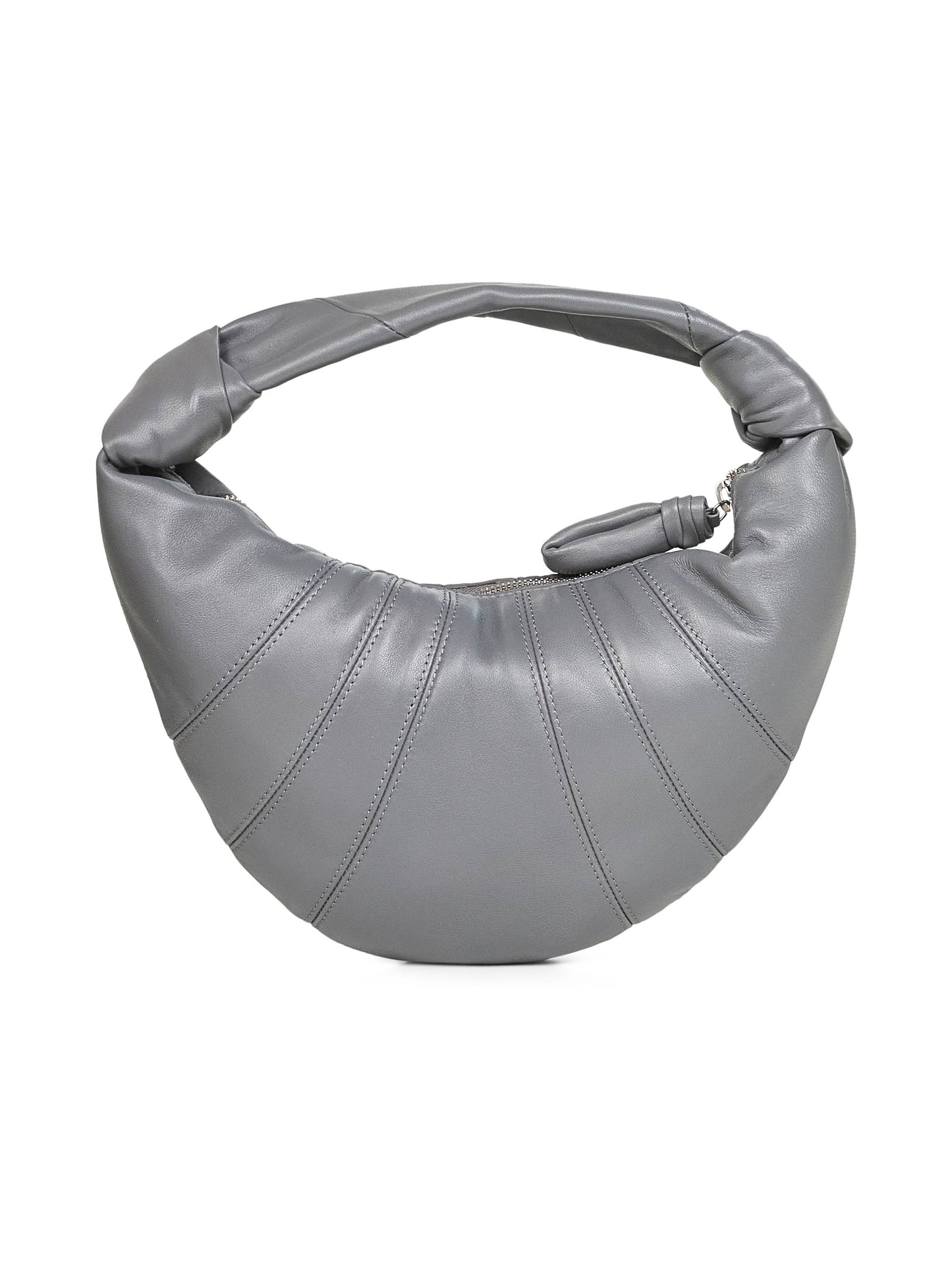 Borsa a spalla Mini Fortune Croissant grigia
