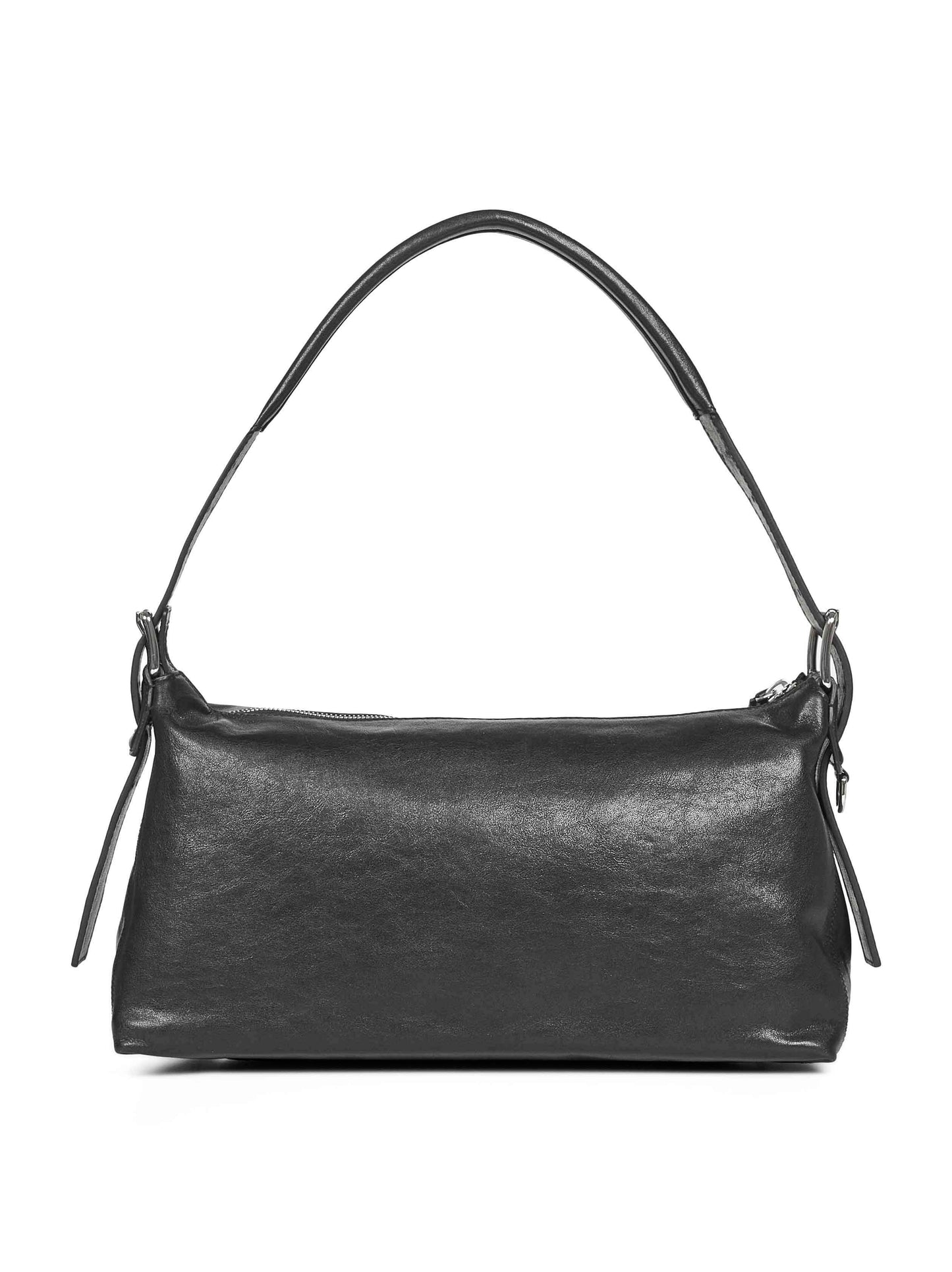Borsa a spalla Belted Baguette marrone