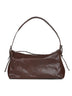 Espresso Belted Baguette shoulder bag