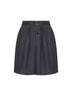 Grey silk pongee shorts