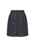Grey silk pongee shorts