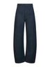 Blue denim High Waisted Curved jeans