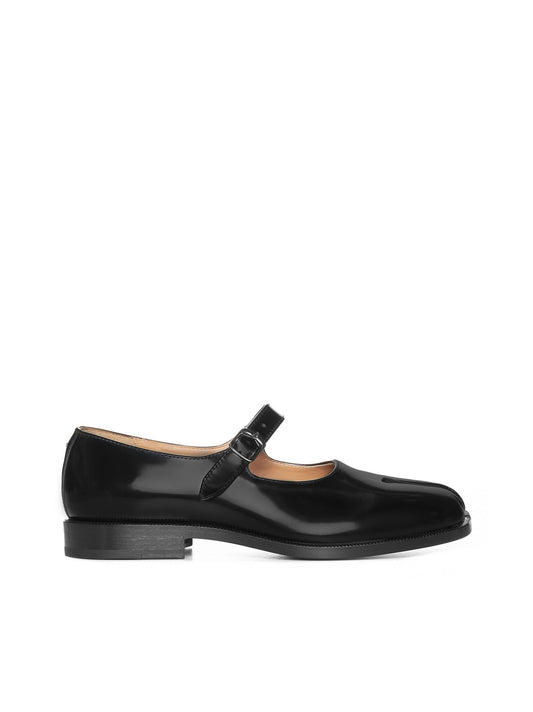 Tabi Mary Jane ballet flat in brushed leather