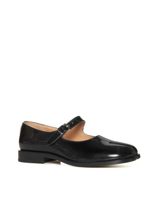 Tabi Mary Jane ballet flat in brushed leather