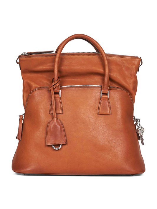 Cognac 5AC Loved To Death Medium handbag