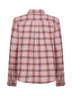 Camicia Yalisa in cotone a quadri rosa