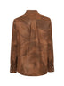 Camicia Karima in ecopelle vintage tabacco