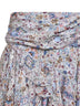 Minigonna Berenicia in georgette stampato ecrù