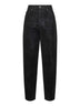 Pantaloni Kelvina in ecopelle vintage nera