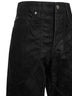 Pantaloni Kelvina in ecopelle vintage nera