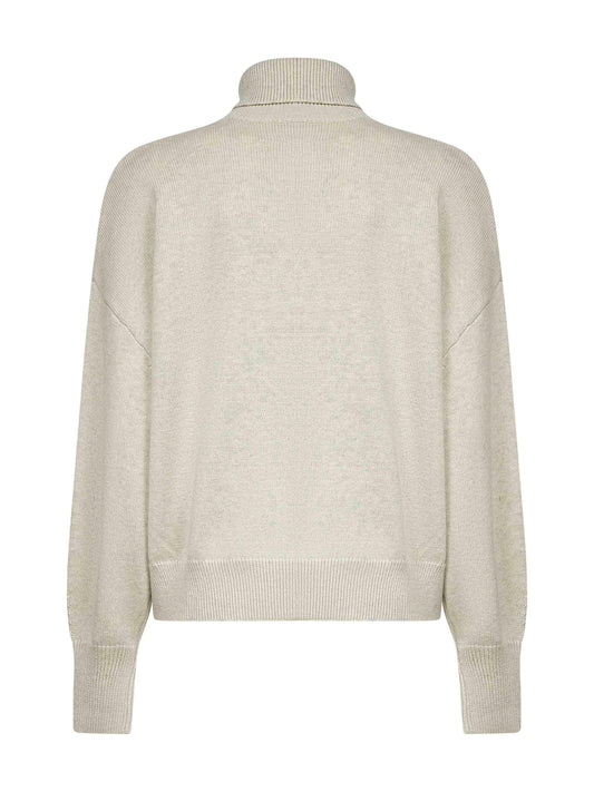 Grey cotton and wool Nasha sweater