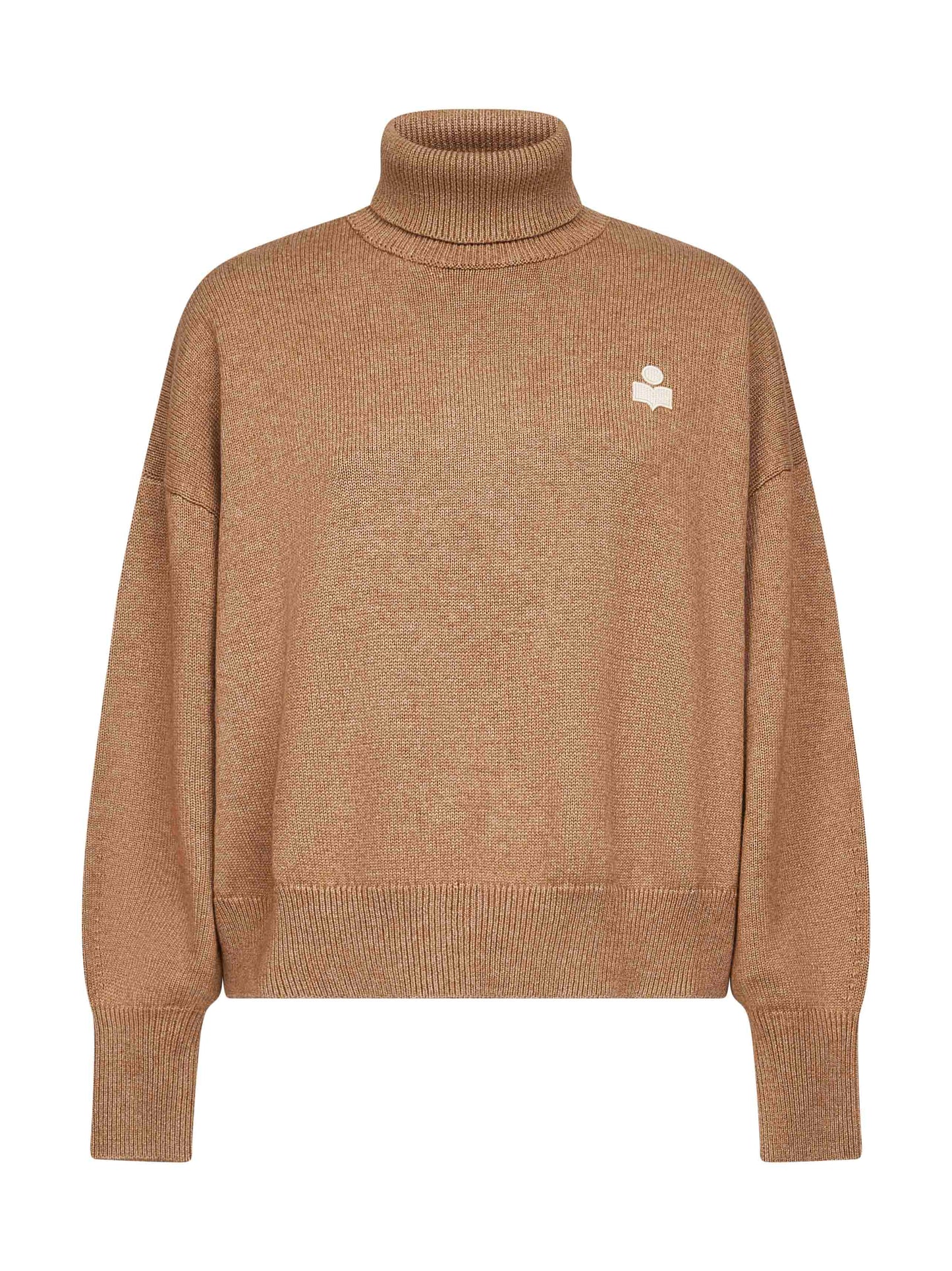 Maglione Nasha in cotone e lana cammello