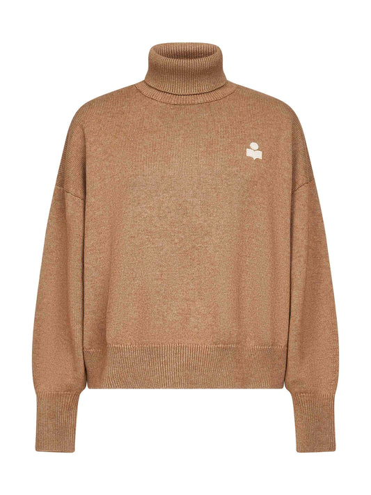 Camel cotton and wool Nasha sweater