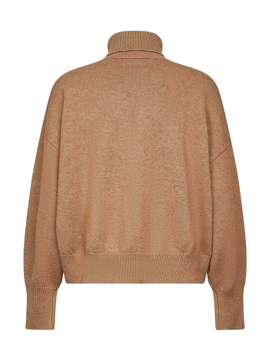 Camel cotton and wool Nasha sweater