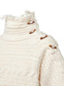 Maglione Blanche in maglia a trecce ecrù