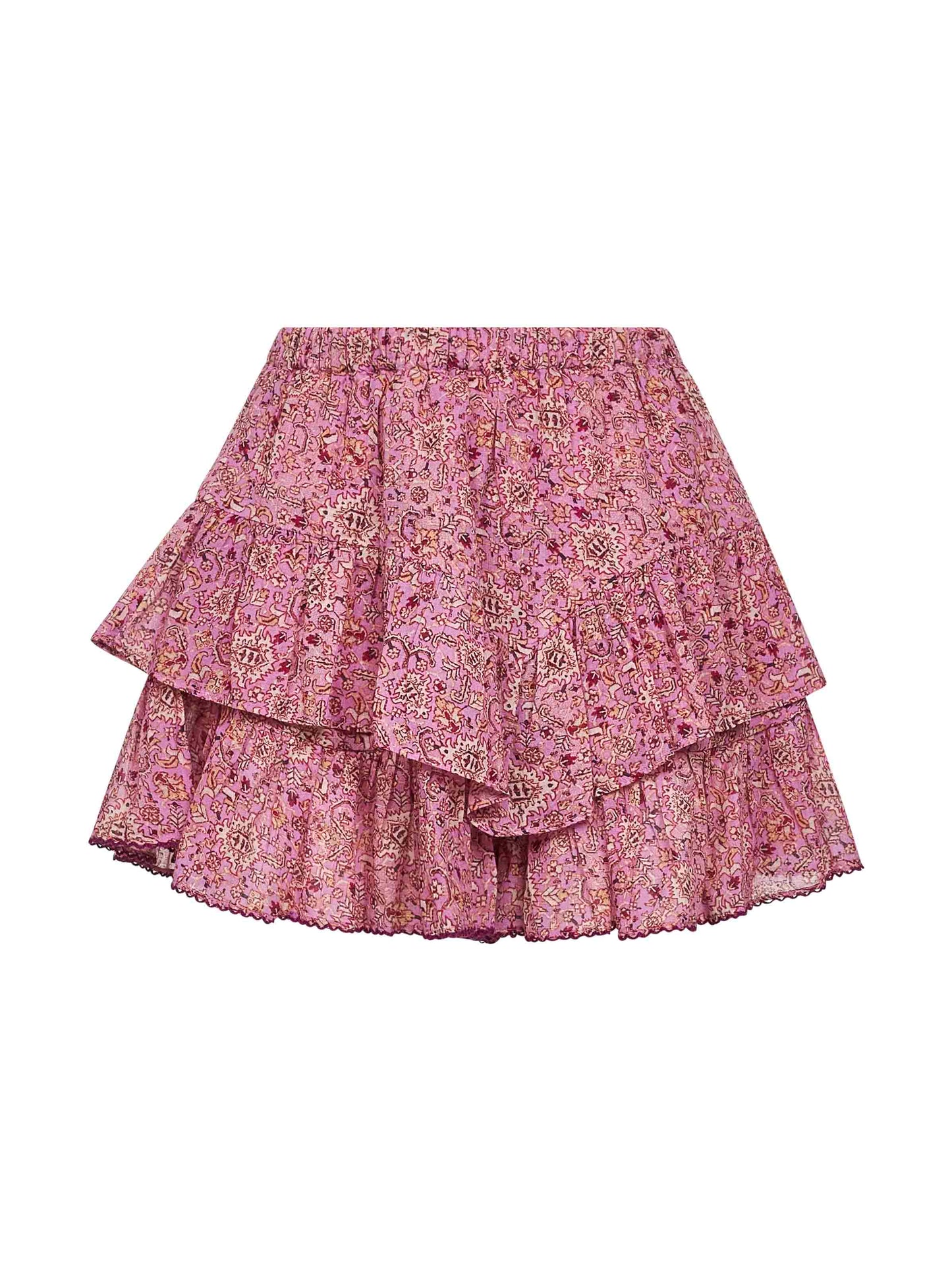 Shorts Jocadia in cotone stampato rosa