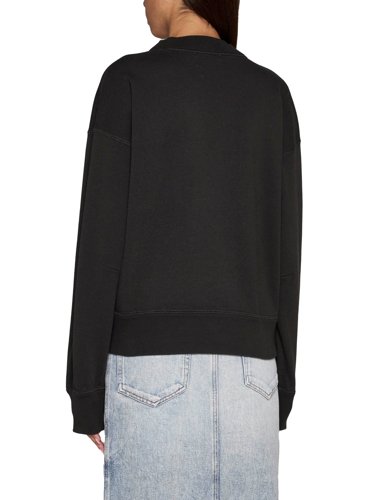 Moby cotton sweatshirt featuring a logo