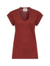 Red lightweight linen Zankou T-shirt