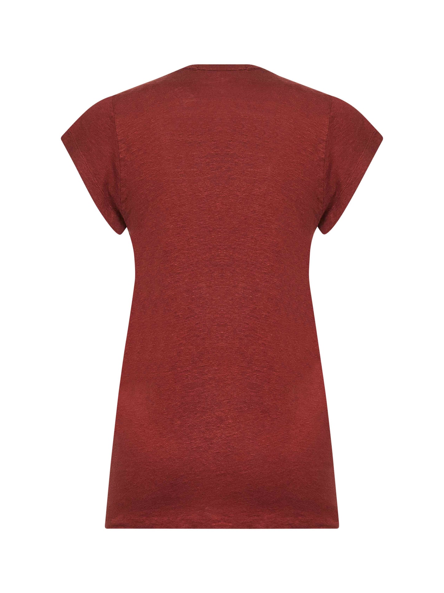 Red lightweight linen Zankou T-shirt