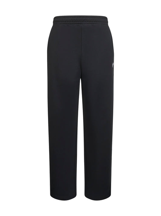 Pantaloni sportivi Moon Logo in felpa nera