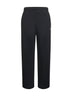 Pantaloni sportivi Moon Logo in felpa nera