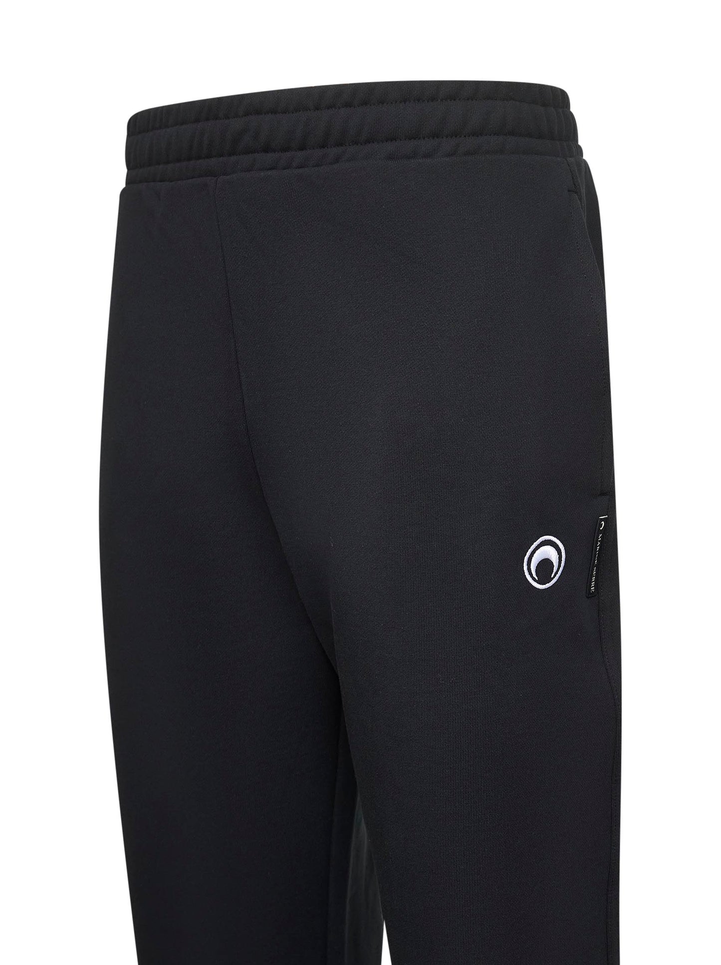 Pantaloni sportivi Moon Logo in felpa nera