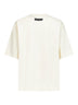 T-shirt MS Sports in jersey di cotone avorio