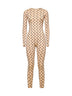 Tuta "Monogram" beige