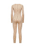 Tuta "Monogram" beige