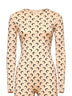 Tuta "Monogram" beige