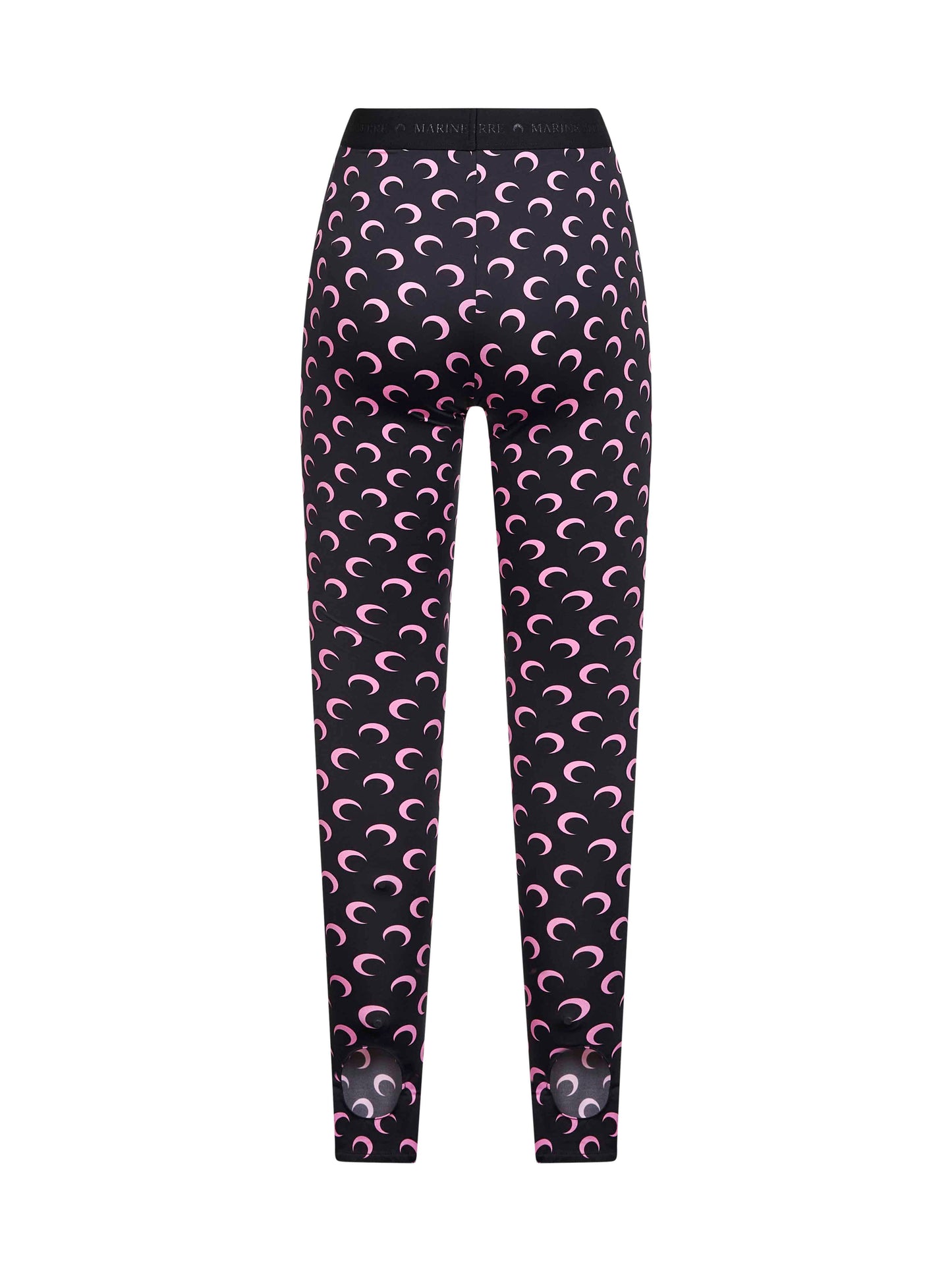 Black Moon print recycled jersey leggings