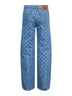 Light blue denim Moon Laser baggy jeans